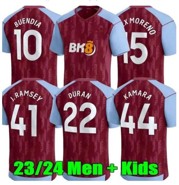 23/24 kamara home aston villaes soccer jerseys 2023 home buendia mcginn douglas luiz mings soccer shirts sanson watkins nakamba men kids kit, Black;yellow
23/24 kamara home aston villaes soccer jerseys 2023 home buendia mcginn douglas luiz mings soccer shirts sanson watkins nakamba men kids kit, Black;yellow