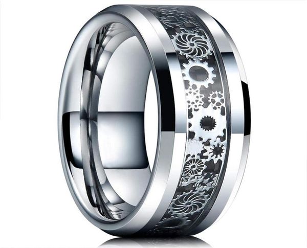vintage silver color gear wheel stainless steel men rings celtic dragon black carbon fiber inlay ring mens wedding band4224327
vintage silver color gear wheel stainless steel men rings celtic dragon black carbon fiber inlay ring mens wedding band4224327