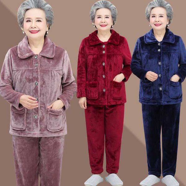 women's sleep lounge elderly grandma pajamas flannel loose 2023 autumn winter warm long-sleeve trousers home service suit solid casual
women's sleep lounge elderly grandma pajamas flannel loose 2023 autumn winter warm long-sleeve trousers home service suit solid casual