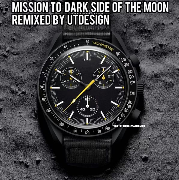 Moon Men Watch Full Function Quarz Chronograph Watches Mission To Mercury 42mm Nylon Luxury Watch Limited Edition Master Wristwatches Diameter high quality
Moon Men Watch Full Function Quarz Chronograph Watches Mission To Mercury 42mm Nylon Luxury Watch Limited Edition Master Wristwatches Diameter high quality