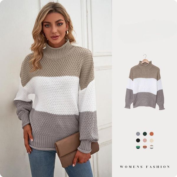 women's sweaters turtleneck pineapple flower sweater 2023 winter new loose long sleeve warm knitwear women, White;black
women's sweaters turtleneck pineapple flower sweater 2023 winter new loose long sleeve warm knitwear women, White;black