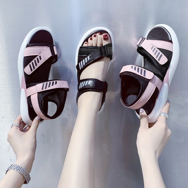 plus size leisure sports sandals women's summer new trend korean fashion soft-soled student beach flat sandals women's shoes, Black
plus size leisure sports sandals women's summer new trend korean fashion soft-soled student beach flat sandals women's shoes, Black