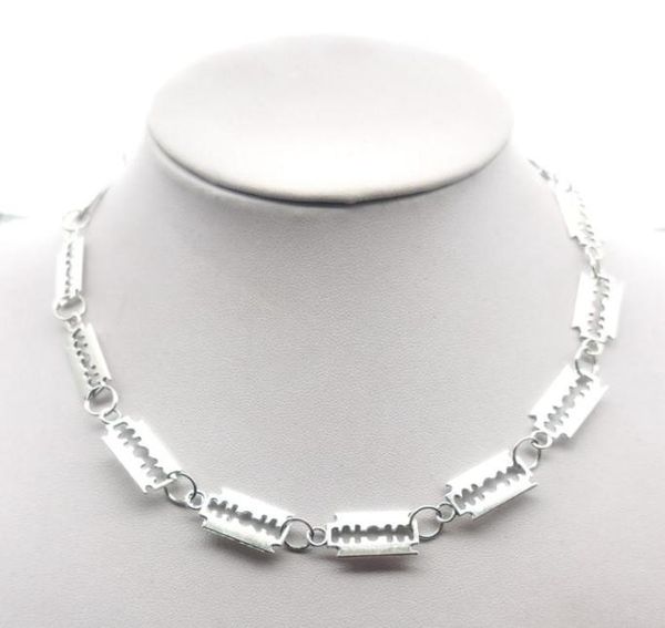 small blade choker necklace women hiphop gothic combinations punk style barbed blade chain gifts 42cm2641102, Silver
small blade choker necklace women hiphop gothic combinations punk style barbed blade chain gifts 42cm2641102, Silver