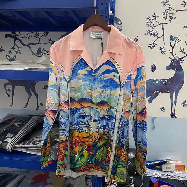 mens casual shirts real beach style harajuku hawaiian casablanca print shirt fitting men women 230726, White;black
mens casual shirts real beach style harajuku hawaiian casablanca print shirt fitting men women 230726, White;black