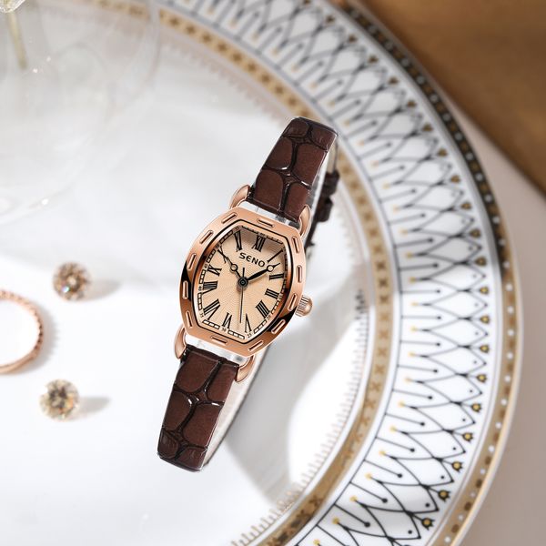 women watch watches luxuryvintage keg belt temperament small square watch quartz movement watch, Slivery;brown
women watch watches luxuryvintage keg belt temperament small square watch quartz movement watch, Slivery;brown