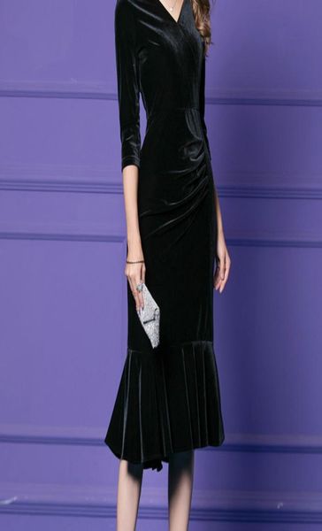 pattern dress velvet mermaid skirt grace temperament noble midlength irregular skirts5864156, Black;gray
pattern dress velvet mermaid skirt grace temperament noble midlength irregular skirts5864156, Black;gray