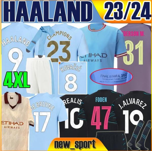 4xl 5xl 23 24 haaland #9 soccer jerseys kovacic #8 final grealish #10 mahrez de bruyne man foden gundogan 2023 2024 phillips champions footb, Black;yellow
4xl 5xl 23 24 haaland #9 soccer jerseys kovacic #8 final grealish #10 mahrez de bruyne man foden gundogan 2023 2024 phillips champions footb, Black;yellow