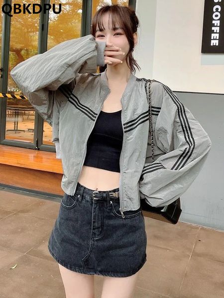 womens jackets summer sunscreen short thin coat streetwear women jacket loose chaqueta casual fashion ceketler outerwear korean casacos 2307, Black;brown
womens jackets summer sunscreen short thin coat streetwear women jacket loose chaqueta casual fashion ceketler outerwear korean casacos 2307, Black;brown