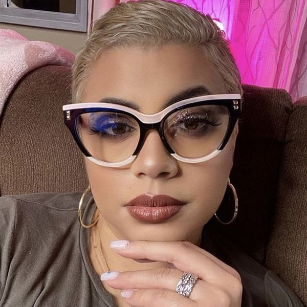 2023 cat eye glasses frame fashion retro blue ray blocking women vintage designer clear eyeglasses frames sg626, Silver
2023 cat eye glasses frame fashion retro blue ray blocking women vintage designer clear eyeglasses frames sg626, Silver