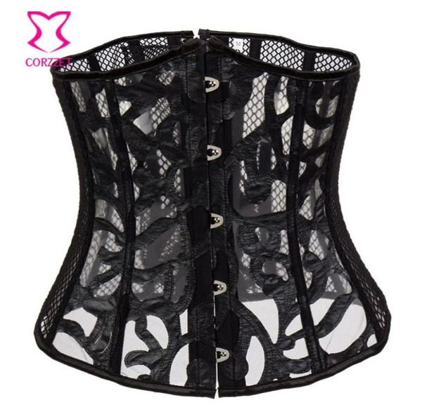 black fishnet leather underbust corset bustier lingerie espartilhos e corpetes corsets gothic clothing korsett for women9015715, Black;white
black fishnet leather underbust corset bustier lingerie espartilhos e corpetes corsets gothic clothing korsett for women9015715, Black;white