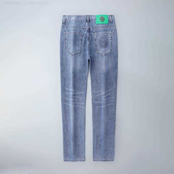 designer jeans for men spring new mens jeans small feet slim fit cotton elastic tide brand youth brand printed embroidery pants, Blue
designer jeans for men spring new mens jeans small feet slim fit cotton elastic tide brand youth brand printed embroidery pants, Blue