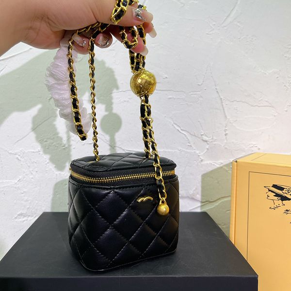 womens mini makeup bag leather diamond hardware metal buckle zipper seal press small gold ball adjustable shoulder handbag crossbody bag cut
womens mini makeup bag leather diamond hardware metal buckle zipper seal press small gold ball adjustable shoulder handbag crossbody bag cut