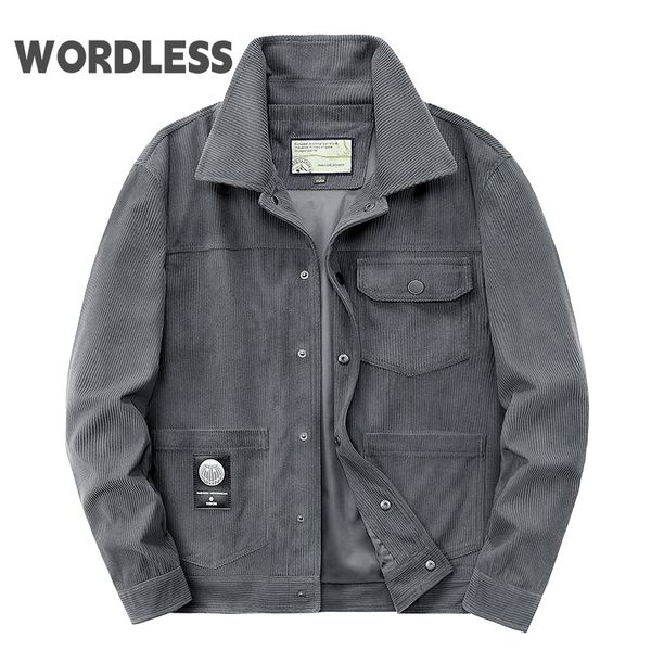 men's jackets corduroy jacket for men autumn spring bomber mens casual turn down collar coats male streetwear plus size m5xl 230726, Black;brown
men's jackets corduroy jacket for men autumn spring bomber mens casual turn down collar coats male streetwear plus size m5xl 230726, Black;brown