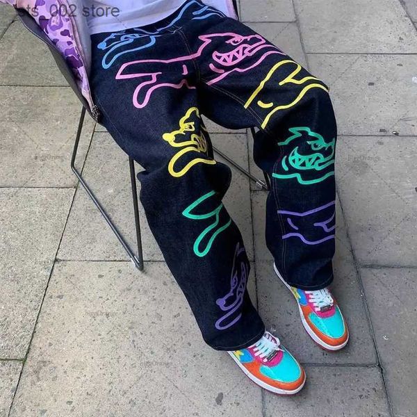 men's jeans american high street hip hop flying dog print jeans men y2k tide brand street straight loose wide leg pants casual loose pa, Blue
men's jeans american high street hip hop flying dog print jeans men y2k tide brand street straight loose wide leg pants casual loose pa, Blue