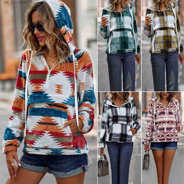women's hoodies sweatshirts plush coat 2022 winter warm women's casual style t230727, Black
women's hoodies sweatshirts plush coat 2022 winter warm women's casual style t230727, Black