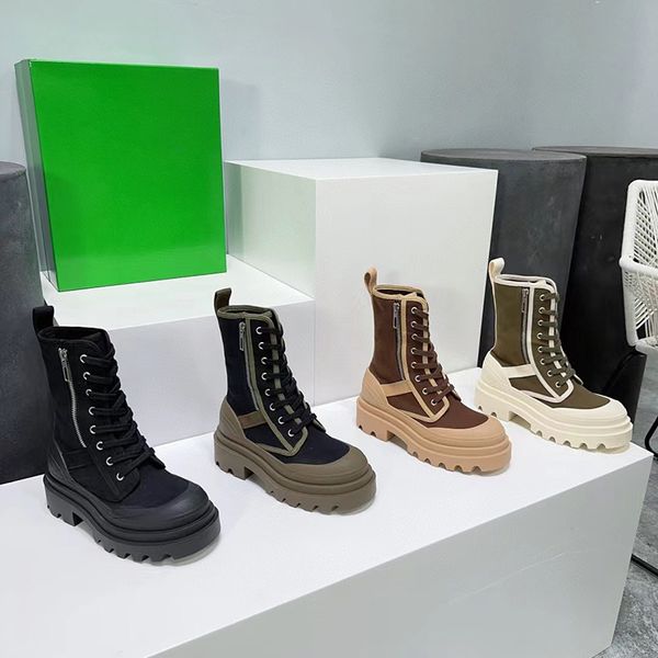 celebrity designer lace up boots women boots leather shoes nylon hailf outdoor thick bottom boot ankle martin platform bottom motorcycle boo, Black
celebrity designer lace up boots women boots leather shoes nylon hailf outdoor thick bottom boot ankle martin platform bottom motorcycle boo, Black