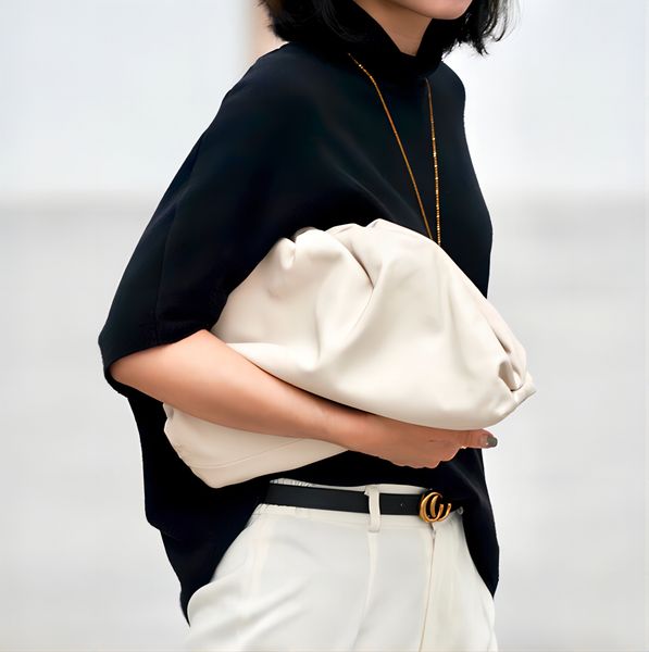 breathable bag: cool cloud pouch, soft cowhide leather, women's handbag, single shoulder, crossbody, dumpling bag, cool attitude
breathable bag: cool cloud pouch, soft cowhide leather, women's handbag, single shoulder, crossbody, dumpling bag, cool attitude