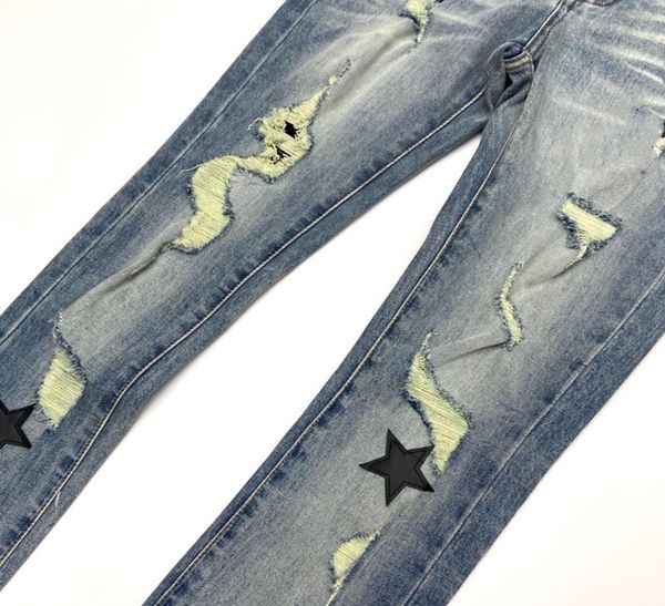 fashion destroyed classic style mans jeans quality blue skinny fit ripped star pattern trousers street biker denim size 29405412009
fashion destroyed classic style mans jeans quality blue skinny fit ripped star pattern trousers street biker denim size 29405412009