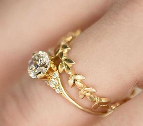 exquisite gold leaf white zircon wedding ring set fashion simple dainty rings lover039s gifts fine jewelry7395319, Silver
exquisite gold leaf white zircon wedding ring set fashion simple dainty rings lover039s gifts fine jewelry7395319, Silver