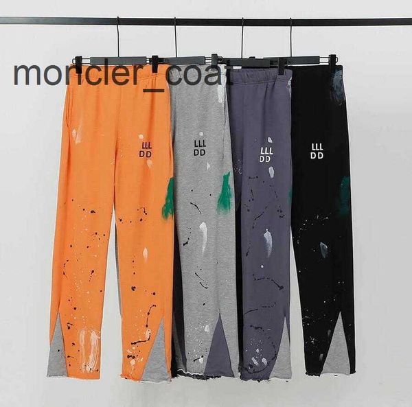fashion designer men's pants galleries sweatpants dept speckled letter print men's women's couple loose versatile casual pant, Black
fashion designer men's pants galleries sweatpants dept speckled letter print men's women's couple loose versatile casual pant, Black