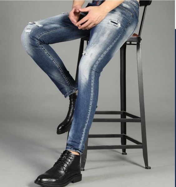new arrivals d2 men's jeans light blue holes trousers skinny feet biker pants clothing pant fshjles925
new arrivals d2 men's jeans light blue holes trousers skinny feet biker pants clothing pant fshjles925