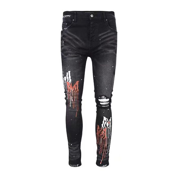 men's distressed ripped skinny jeans mens jeans slim motorcycle moto biker causal mens denim pants hip hop men jeans30-40, Blue
men's distressed ripped skinny jeans mens jeans slim motorcycle moto biker causal mens denim pants hip hop men jeans30-40, Blue