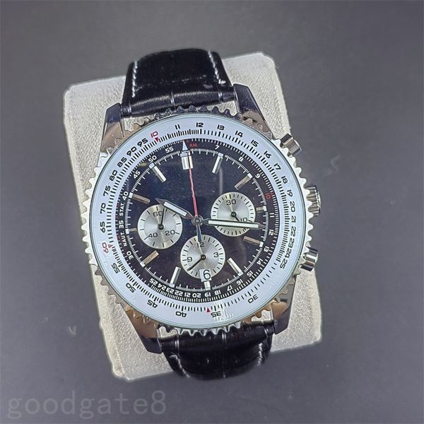 leather strap wristwatches mens navitimer luxury watch 50mm blue black dials montre de luxe sapphire valentine s day gift designer watches x, Slivery;brown
leather strap wristwatches mens navitimer luxury watch 50mm blue black dials montre de luxe sapphire valentine s day gift designer watches x, Slivery;brown