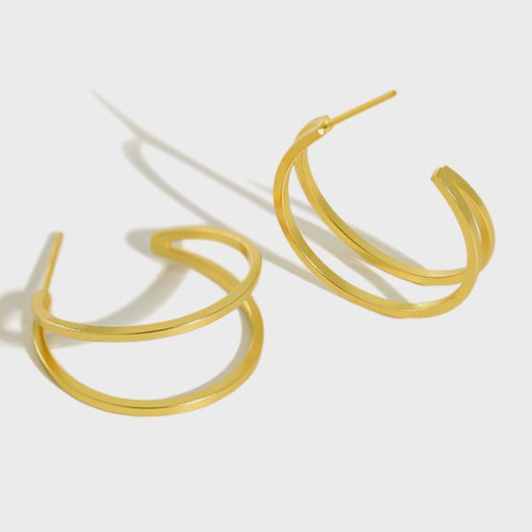 korean double layers circle hoop earrings for women 100% 925 sterling silver simple brinco earring fine party jewelry yme325, Golden;silver
korean double layers circle hoop earrings for women 100% 925 sterling silver simple brinco earring fine party jewelry yme325, Golden;silver