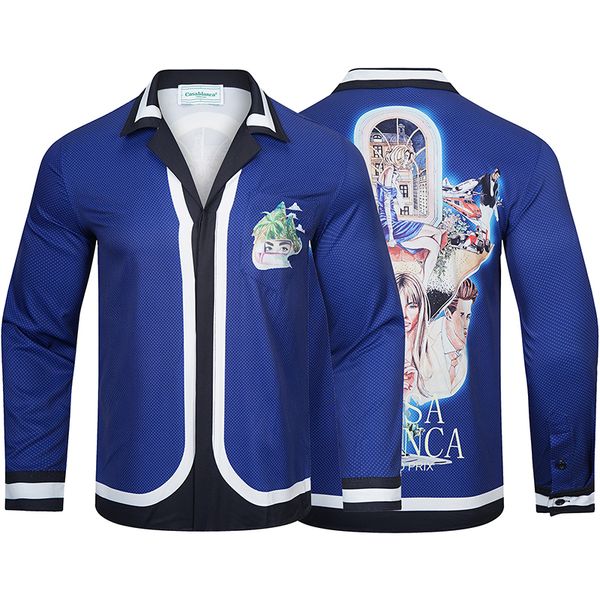 mens casual shirts quality casablanca letter harajuku hawaiian shirt print fitting men women 230726, White;black
mens casual shirts quality casablanca letter harajuku hawaiian shirt print fitting men women 230726, White;black