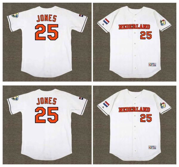andruw jones 2006 netherlands world classic throwback baseball jersey wbc white home size s-4xl, Blue;black
andruw jones 2006 netherlands world classic throwback baseball jersey wbc white home size s-4xl, Blue;black
