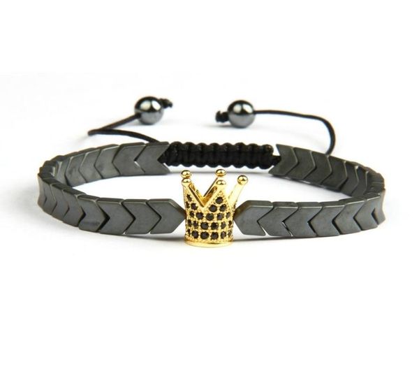 cz crown men bracelets whole micro pave black cz gold crown macrame bracelet with hematite stone beads gift for men7603663, Golden;silver
cz crown men bracelets whole micro pave black cz gold crown macrame bracelet with hematite stone beads gift for men7603663, Golden;silver