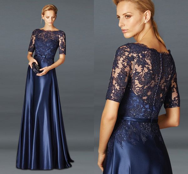 2023 vintage navy blue mother of the bride dress sequins lace a-line satin half sleeves wedding groom party gowns plus size robe de soiree, Black;red
2023 vintage navy blue mother of the bride dress sequins lace a-line satin half sleeves wedding groom party gowns plus size robe de soiree, Black;red