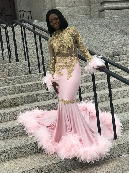 luxury pink feather prom dress for black girls elegant mermaid long sleeve gold lace evening dress 2023 formal occasion party lady robe de s
luxury pink feather prom dress for black girls elegant mermaid long sleeve gold lace evening dress 2023 formal occasion party lady robe de s