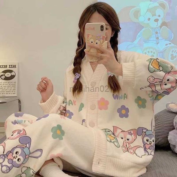 women's sleep lounge sp city cartoon winter thickened pajamas set female student coral fleece cute casual sleepwear breathable plush wa
women's sleep lounge sp city cartoon winter thickened pajamas set female student coral fleece cute casual sleepwear breathable plush wa