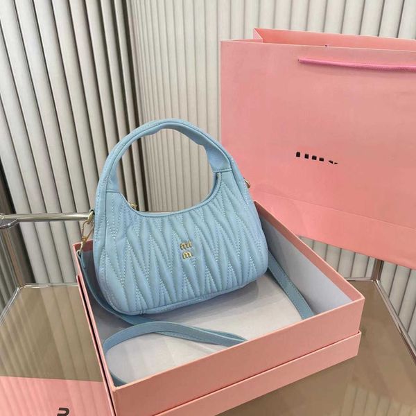 designer bags miu bag underarm bag sheepskin solid small hobo pleated crescent women's bag bowling bag hobo clutch b65l 
designer bags miu bag underarm bag sheepskin solid small hobo pleated crescent women's bag bowling bag hobo clutch b65l