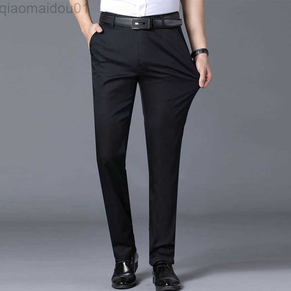 men's pants 2023 new men's suit pants spring autumn fashion business casual suit pants male elastic straight formal trousers plus, Black
men's pants 2023 new men's suit pants spring autumn fashion business casual suit pants male elastic straight formal trousers plus, Black