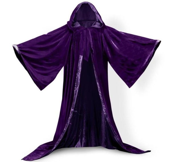 long sleeves velvet hooded cloak hooded velvet cloak gothic wicca robe medieval witchcraft larp cape hooded vampire cape halloween3870608, White
long sleeves velvet hooded cloak hooded velvet cloak gothic wicca robe medieval witchcraft larp cape hooded vampire cape halloween3870608, White