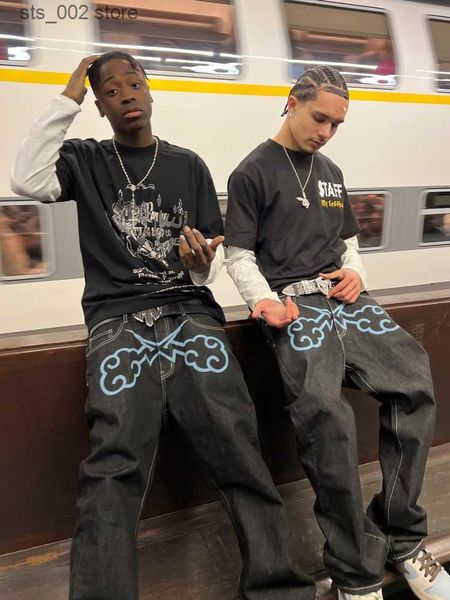 men's jeans y2k jeans hip hop print baggy denim black pants men's women's 2023 new harajuku fashion punk rock wide leg trouse, Blue
men's jeans y2k jeans hip hop print baggy denim black pants men's women's 2023 new harajuku fashion punk rock wide leg trouse, Blue