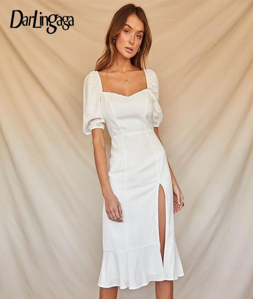 casual dresses elegant sqaure neck solid white dress summer side split midi women fashion clothes ladies vestidos5927408, Black;gray
casual dresses elegant sqaure neck solid white dress summer side split midi women fashion clothes ladies vestidos5927408, Black;gray