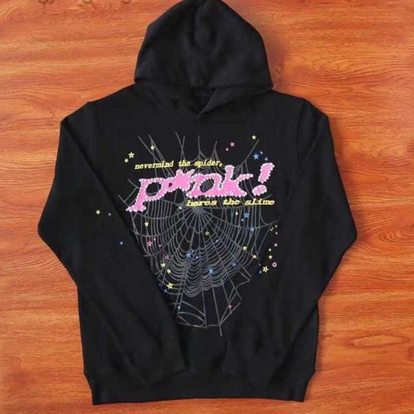 designer style spider 555555 hoodie jacket spi5er 555 pink fashion streetwear printed men's and women's couple's sweater hood, Black
designer style spider 555555 hoodie jacket spi5er 555 pink fashion streetwear printed men's and women's couple's sweater hood, Black