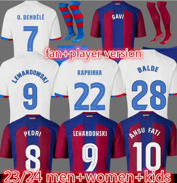 22 23 24 lewandowski gavi barcelonas soccer jerseys pedri rosalia r. araujo dembele kit 2023 2024 camisetas raphinha football shirt men wome, Black;yellow
22 23 24 lewandowski gavi barcelonas soccer jerseys pedri rosalia r. araujo dembele kit 2023 2024 camisetas raphinha football shirt men wome, Black;yellow
