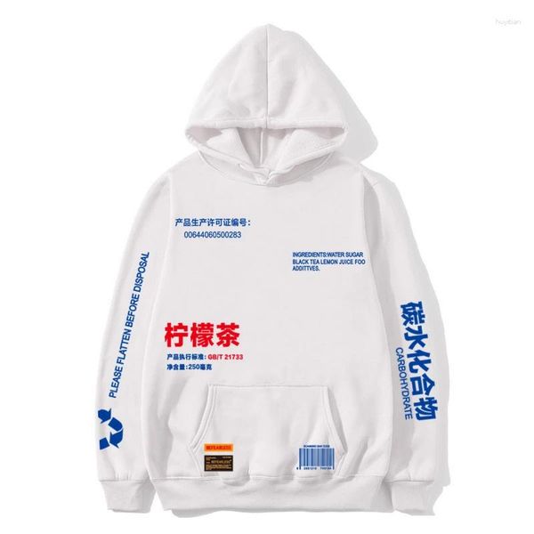 men's hoodies fashion lemon printed fleece pullover men/women casual hooded streetwear sweatshirts hip hop harajuku male 2023, Black
men's hoodies fashion lemon printed fleece pullover men/women casual hooded streetwear sweatshirts hip hop harajuku male 2023, Black