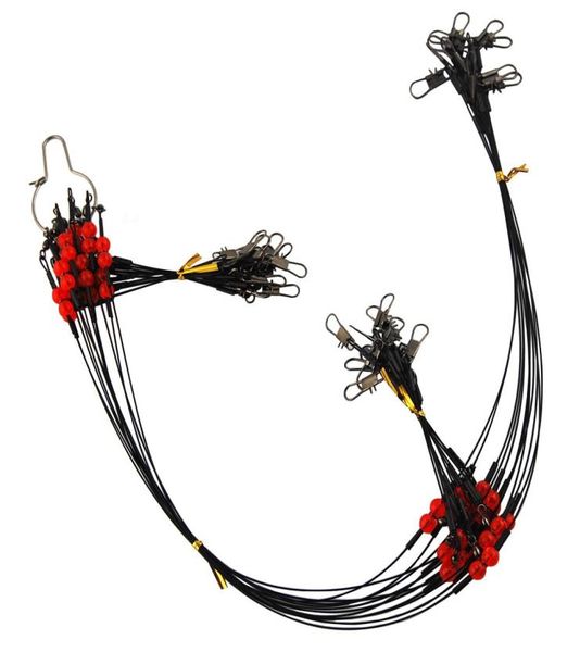 12pcs nylon coated stainless steel fishing line 60cm 2 arm black wire leaders trace fishing steel wire with swivel snap8607193
12pcs nylon coated stainless steel fishing line 60cm 2 arm black wire leaders trace fishing steel wire with swivel snap8607193
