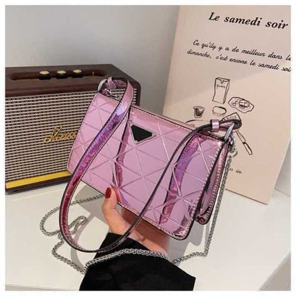 2023 new luxury bags shiny chain small square mirror laser underarm simple shoulder messenger
2023 new luxury bags shiny chain small square mirror laser underarm simple shoulder messenger