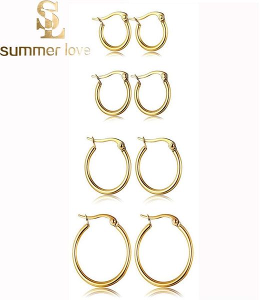 new fashion 316l stainless steel big hoop earrings for cartilage women gold silver small circle round earrings jewelry whole8391576, Golden;silver
new fashion 316l stainless steel big hoop earrings for cartilage women gold silver small circle round earrings jewelry whole8391576, Golden;silver