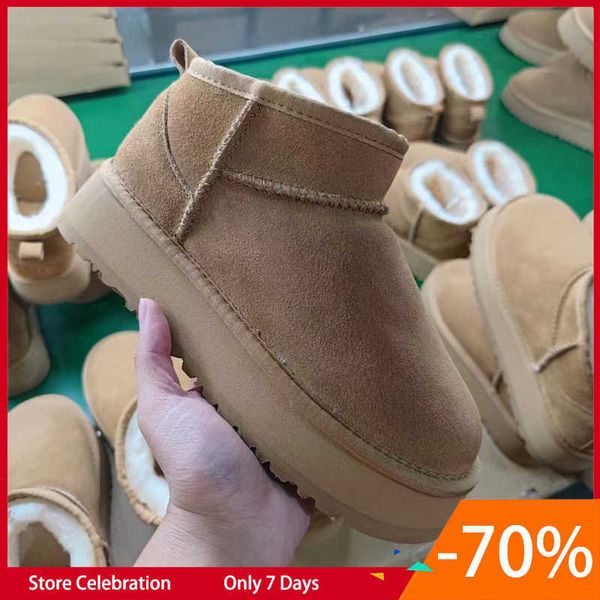 boots ultra mini boot designer womans platform snow australia fur warm shoes real leather chestnut ankle fluffy booties for women, Black
boots ultra mini boot designer womans platform snow australia fur warm shoes real leather chestnut ankle fluffy booties for women, Black