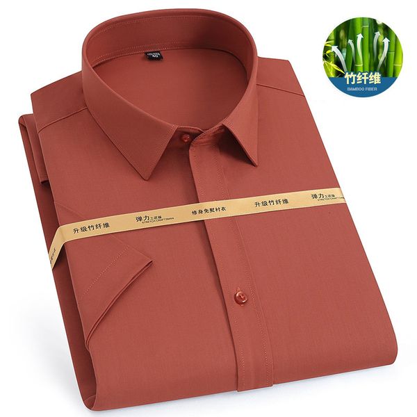 mens casual shirts half sleeve shirt men bamboo fiber wear fashion work white slim fit button up short 230726, White;black
mens casual shirts half sleeve shirt men bamboo fiber wear fashion work white slim fit button up short 230726, White;black