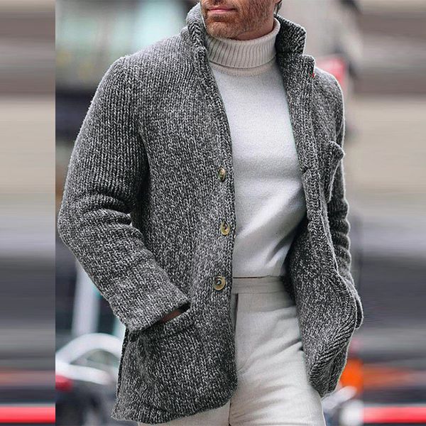 men's sweaters sweater coats winter warm thick knitted jackets men casual long sleeve single breasted stand collar knit sweatercoat fal, White;black
men's sweaters sweater coats winter warm thick knitted jackets men casual long sleeve single breasted stand collar knit sweatercoat fal, White;black