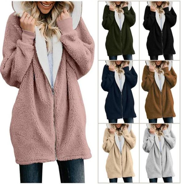 women winter faux fur coat fashion outerwear teddy cardigan manteau femme fluffy female jacket zipper plush overcoat8284265, Black
women winter faux fur coat fashion outerwear teddy cardigan manteau femme fluffy female jacket zipper plush overcoat8284265, Black