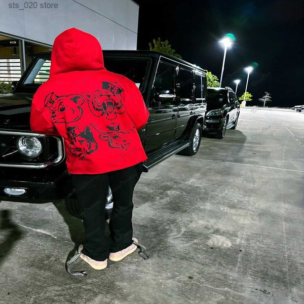 women's hoodies sweatshirts american new y2k angry bull red hoodie men and women thickened hip-hop loose goth casual animal pattern pri, Black
women's hoodies sweatshirts american new y2k angry bull red hoodie men and women thickened hip-hop loose goth casual animal pattern pri, Black
